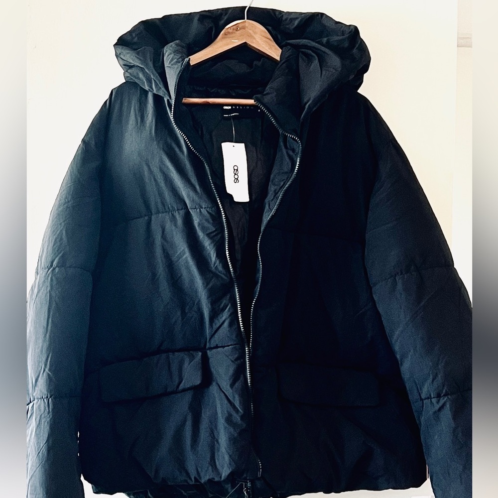 ASOS Black Quilted Jacket